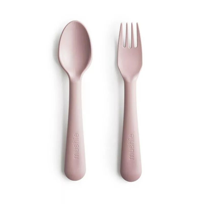 Mushie Fork and Spoon Set - Buy Online at Play Nourish Thrive