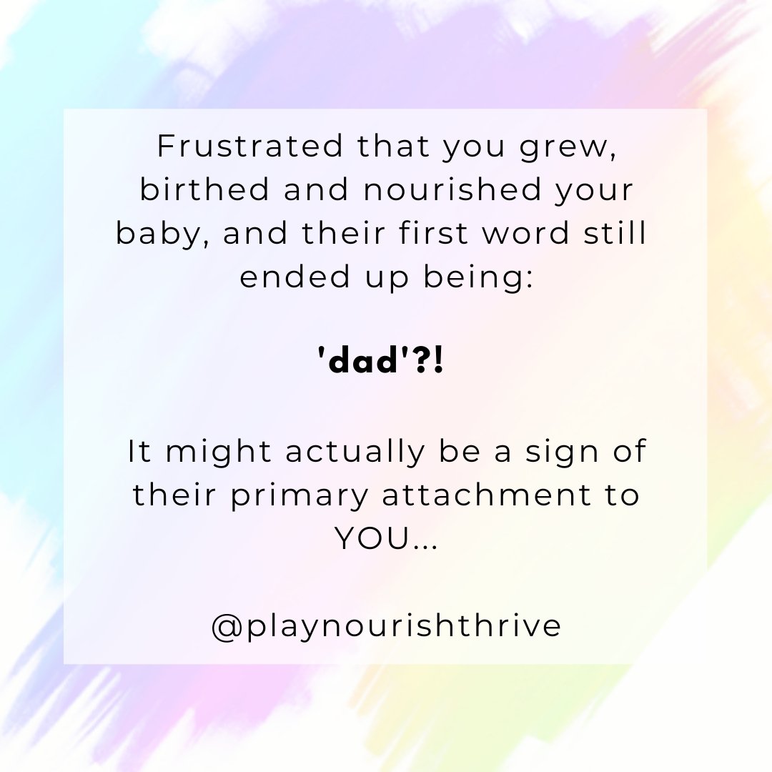 First words and baby's primary attachment - Play Nourish Thrive
