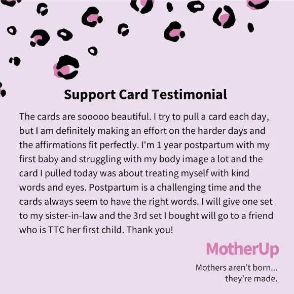 MotHER Support Cards - Play Nourish Thrive