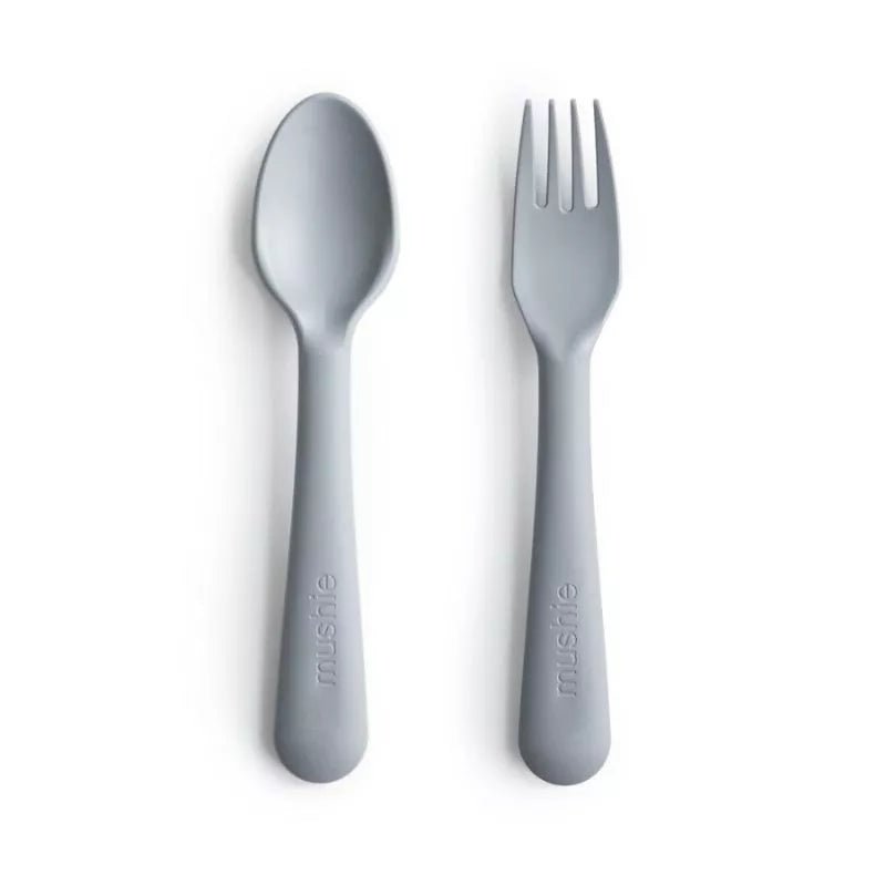 Mushie Fork and Spoon Set - Play Nourish Thrive
